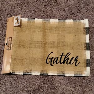 7 "Gather" placemats.